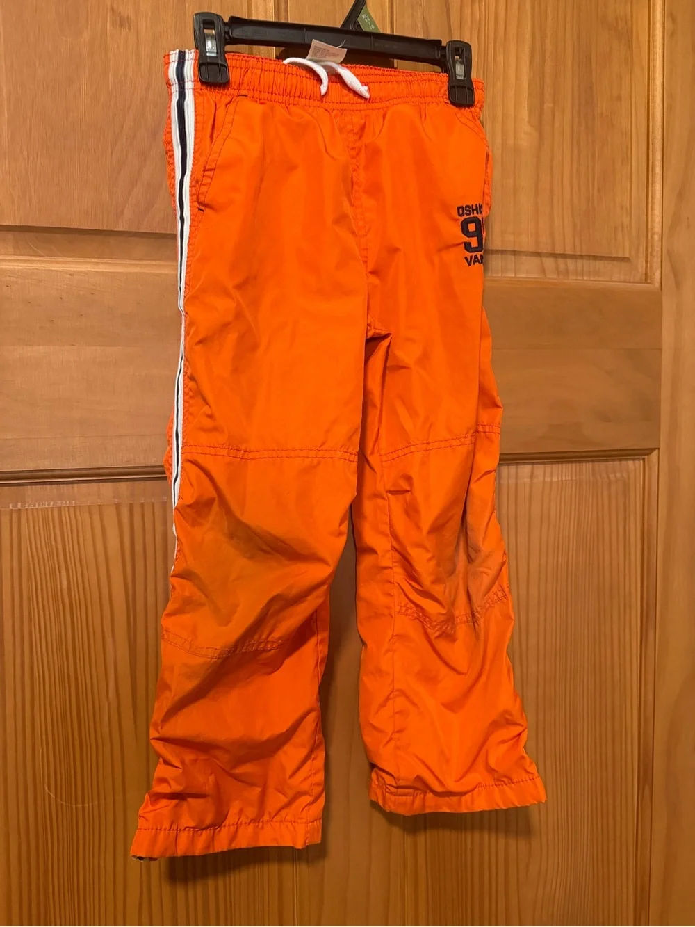 Y2K OshKosh B'gosh Orange Kids Windbreaker Track Pants